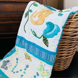 52”x60” Handmade and Hand Stitched Cotton Quilt.